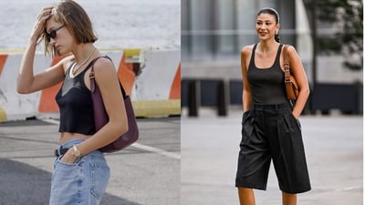 Bermuda shorts are back in trend for women! (Pinterest)