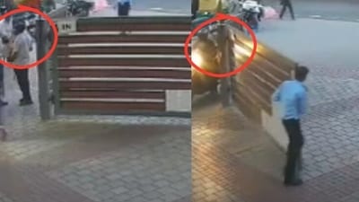 The confrontation reportedly began when the delivery agent arrived at the society for a delivery and parked his bike at the entrance. (Reddit@ r/bangalore) The confrontation reportedly began when the delivery agent arrived at the society for a delivery and parked his bike at the entrance. (Reddit@ r/bangalore)