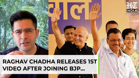 Raghav Chadha defends move to join BJP in 1st video after AAP exit