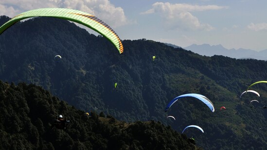 Two solo paragliders who were stranded in the Dhauladhar mountain ranges in Kangra district of Himachal Pradesh were rescued with the help of Indian Air Force (IAF) helicopters on Sunday, officials said. (Representational image)