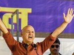 AAP leader Manish Sisodia in New Delhi. (Sanjeev Verma/ HT File Photo)
