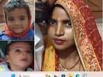 Deceased mother and her two children Deceased mother and her two children