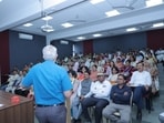Delivering the keynote address, V-C of Mumbai University, R D Kulkarni, provided an overview of NEP implementation (HT)