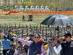 Lieutenant Governor Vinai Kumar Saxena overseeing arrangements for Union home minister Amit Shah’s two-day visit to Leh from April 30. (File photo)