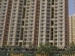 Noida, India - June 10, 2015: Housing societies and apartments along Noida-Greater Noida expressway, in Noida, India, on Wednesday, June 10, 2015. (Photo by Burhaan Kinu / Hindustan Times) Noida, India - June 10, 2015: Housing societies and apartments along Noida-Greater Noida expressway, in Noida, India, on Wednesday, June 10, 2015. (Photo by Burhaan Kinu / Hindustan Times)