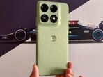 The Motorola Edge 70 Pro’s slim design meets a large battery, a Pantone-validated camera, and a powerful chip. (Vishal Mathur | HT Photo)