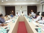 The meeting reviewed ongoing work at the Lohegaon sub-district hospital and the regional mental hospital at Yerawada. (HT)