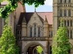 The Indian woman studies at the University of Manchester.