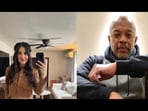 Michelle Saniei trends online after being spotted holding hands with music mogul Dr. Dre, sparking dating rumors.