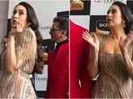 Karisma Kapoor addresses paparazzi etiquette during India's Best Dancer Season 5 shoot. Karisma Kapoor addresses paparazzi etiquette during India's Best Dancer Season 5 shoot.