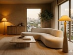 Warm, minimalistic tones adopt an earthy palette. 