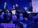 The White House blamed the shooting incident on what it called a "left-wing cult of hatred".