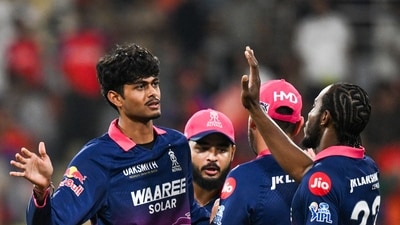 For RR, Yash Punja tok two wickets. (ANI Pic Service) For RR, Yash Punja tok two wickets. (ANI Pic Service)