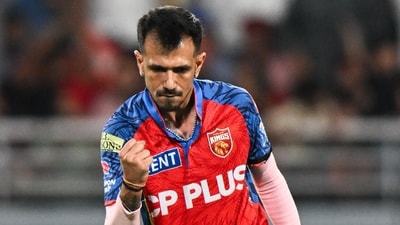 For PBKS, Yuzvendra Chahal struck thrice. (ANI Pic Service) For PBKS, Yuzvendra Chahal struck thrice. (ANI Pic Service)