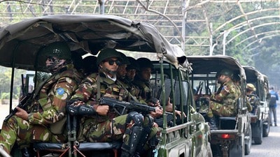 ‘ইউনুসের সময় বাংলাদেশে জঙ্গি নেই বলা হত, এটা ভুল’, ফাঁস নয়া সরকারের উপদেষ্টার। (ছবিটি প্রতীকী, সৌজন্যে এএফপি) ‘ইউনুসের সময় বাংলাদেশে জঙ্গি নেই বলা হত, এটা ভুল’, ফাঁস নয়া সরকারের উপদেষ্টার। (ছবিটি প্রতীকী, সৌজন্যে এএফপি)