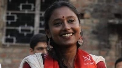 Dipsita Dhar's affidavit for the 2026 polls mentions a single pending FIR from 2024, which is related to a protest in Kolkata, involving charges of "unlawful assembly." (X) Dipsita Dhar's affidavit for the 2026 polls mentions a single pending FIR from 2024, which is related to a protest in Kolkata, involving charges of "unlawful assembly." (X)