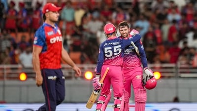 Rajasthan Royals ended Punjab Kings' unbeaten run in IPL 2026, defeating them by six wickets on Tuesday. (PTI) Rajasthan Royals ended Punjab Kings' unbeaten run in IPL 2026, defeating them by six wickets on Tuesday. (PTI)