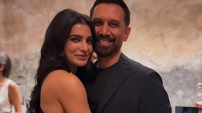 Samantha Ruth Prabhu and Raj Nidimoru began their relationship professionally through The Family Man Season 2 before they married in 2025. (Instagram) Samantha Ruth Prabhu and Raj Nidimoru began their relationship professionally through The Family Man Season 2 before they married in 2025. (Instagram)