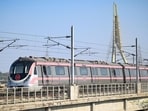 DMRC said the technical fault was reported on the Kalkaji Mandir-Botanical Garden section of the line from 10:30 am and was rectified by 6 pm. (HT Archive)
