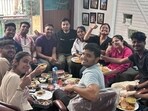A picture of an ‘office picnic’ shared by the founder. 