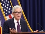 U.S. Federal Reserve Chair Jerome Powell speaks during a press conference following a two-day meeting of the Federal Open Market Committee (FOMC)