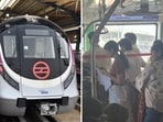 The Delhi Metro faced major disruption on the magenta line on Wednesday.
