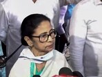 West Bengal Chief Minister Mamata Banerjee speaks to the media during the second and final phase of the state Assembly elections.