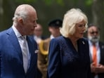Britain's King Charles and Queen Camilla visit the 9/11 Memorial during their state visit to the United States