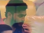 Riyan Parag caught vaping during the RR vs PBKS match.
