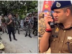Ajay Pal Sharma, accompanied by central force personnel, visited the residence of Jehangir Khan on Monday midnight and issued a stern warning over alleged voter intimidation.