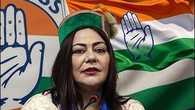 AICC secretary and state Mahila Congress in-charge Surbhi Verma interacting with the media in Shimla on Wednesday. (HT Photo) AICC secretary and state Mahila Congress in-charge Surbhi Verma interacting with the media in Shimla on Wednesday. (HT Photo)
