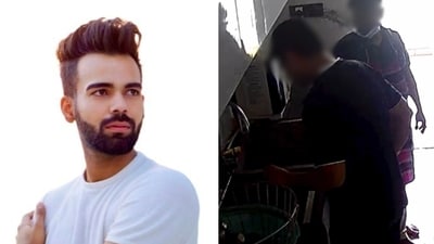 Snippet from a video shared by cricketer-turned-influencer Lakhan Arjun Rawat. (X/@lakhan_999) Snippet from a video shared by cricketer-turned-influencer Lakhan Arjun Rawat. (X/@lakhan_999)