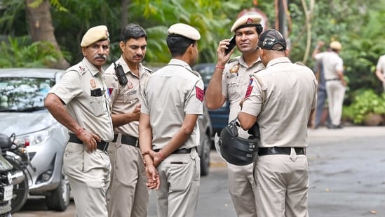 The school administrations became aware of the threats around 9 am and immediately informed the police, a senior police officer said. (Sanjeev Verma/HT File Photo)
