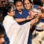  'প্রথা' ভাঙলেন তৃণমূল সুপ্রিমো। (PTI)