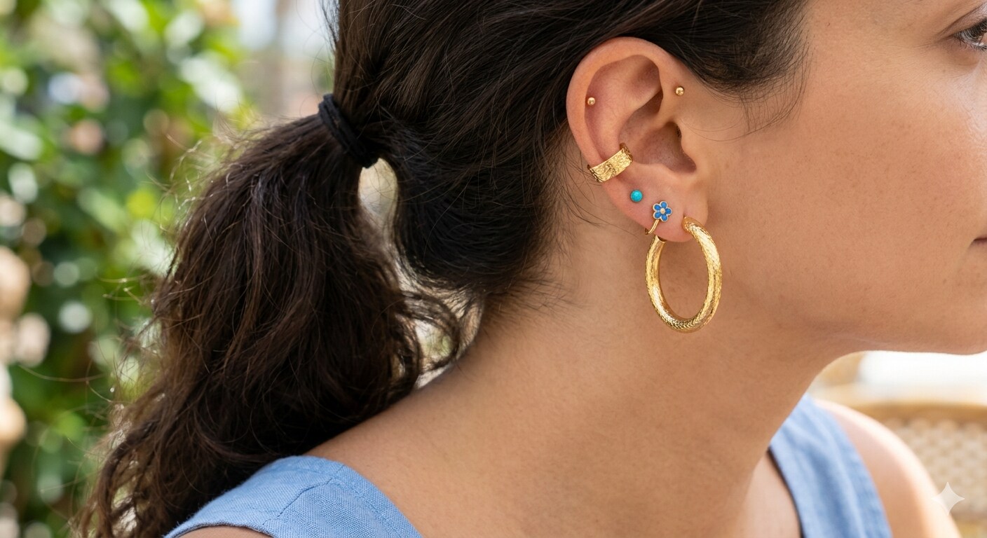 Add pop of colour to your ear stack! (Picture credit: Gemini AI) Add pop of colour to your ear stack! (Picture credit: Gemini AI)