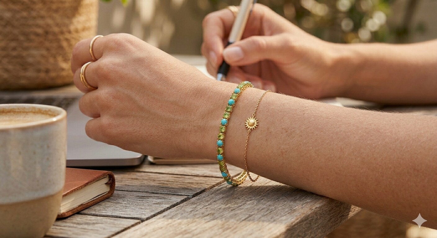 Tennis bracelet has a timeless charm! (Picture credit: Gemini AI) Tennis bracelet has a timeless charm! (Picture credit: Gemini AI)