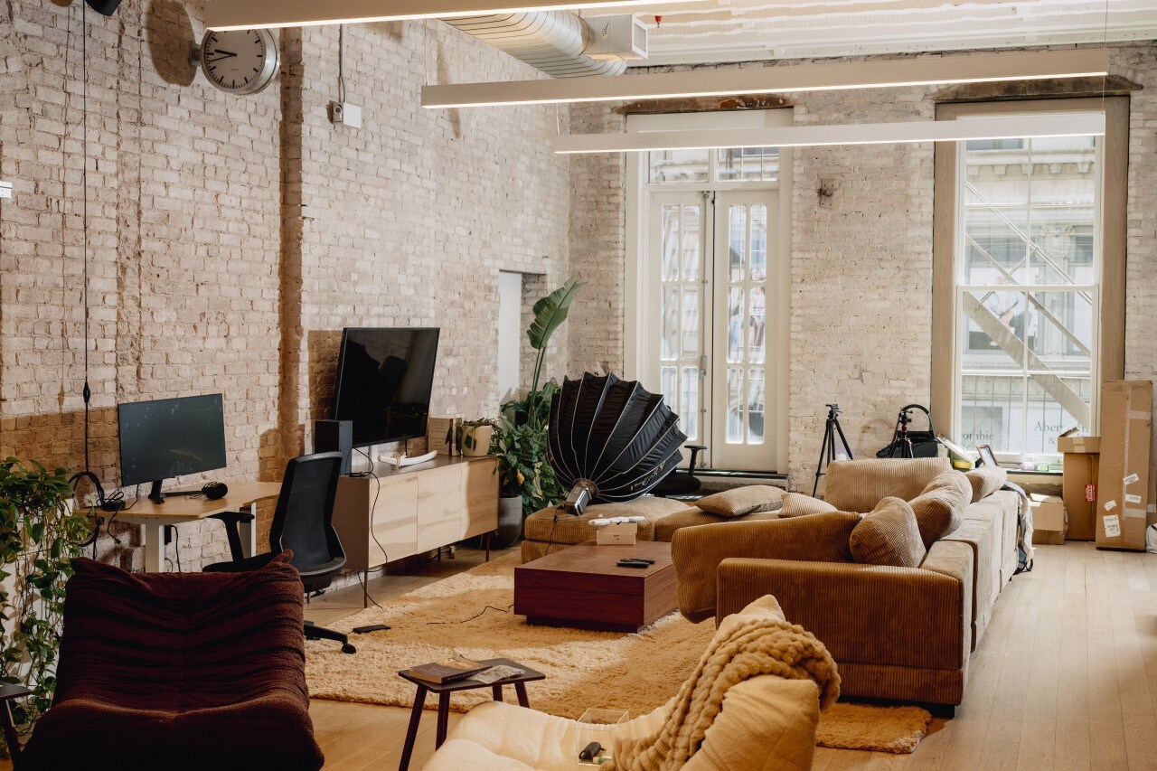 Anderson said he finds the extra space at the 10x office calming. Anderson said he finds the extra space at the 10x office calming.