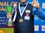 Billiards world champion Sourav Kothari. Billiards world champion Sourav Kothari.