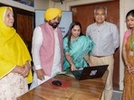 Punjab chief minister Bhagwant Mann inaugurating the first phase of Census 2027 at Satauj village in Sangrur on Thursday. (@BhagwantMann) Punjab chief minister Bhagwant Mann inaugurating the first phase of Census 2027 at Satauj village in Sangrur on Thursday. (@BhagwantMann)