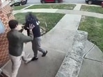 Nick Fuentes pepper spray incident: 2024 video of podcaster spraying, shoving woman down stairs sparks fury