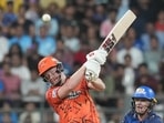 Sunrisers Hyderabad's Heinrich Klaasen plays a shot against Mumbai Indians at the Wankhede Stadium. (AP)