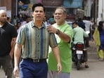 Varun Dhawan with his father, filmmaker David Dhawan.