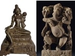 The returned antiquities include a bronze Avalokiteshvara statue and a sandstone Ganesha sculpture. (manhattanda website) The returned antiquities include a bronze Avalokiteshvara statue and a sandstone Ganesha sculpture. (manhattanda website)