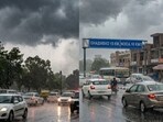 After the sudden change in weather in Delhi-NCR, social media was flooded with reactions.