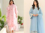 Pastel kurta sets for women to shine this summer season(Pinterest)