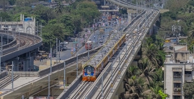 The proposed foot over bridge (FoB), planned to connect Vikhroli Metro Station on the under-construction Mumbai Metro Line 6 with Kanjurmarg railway station on the Central Railway (Representative Image) The proposed foot over bridge (FoB), planned to connect Vikhroli Metro Station on the under-construction Mumbai Metro Line 6 with Kanjurmarg railway station on the Central Railway (Representative Image)