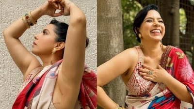 Rajshri Deshpande flaunts her scars from breast cancer surgery. Rajshri Deshpande flaunts her scars from breast cancer surgery.
