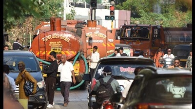 There has been a series of fatal water tanker-related accidents in April 2026. On April 5, national-level footballer Aariz Shaikh died after his two-wheeler was hit by a speeding tanker in the Mohammadwadi-NIBM Annexe area. (HT PHOTO) There has been a series of fatal water tanker-related accidents in April 2026. On April 5, national-level footballer Aariz Shaikh died after his two-wheeler was hit by a speeding tanker in the Mohammadwadi-NIBM Annexe area. (HT PHOTO)