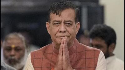 Uttar Pradesh assembly speaker Satish Mahana. (PTI PHOTO)