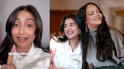 A woman shared a humorous video about resembling Radhika Merchant, entertaining the internet with witty observations. (Instagram/thecrazydaisy) A woman shared a humorous video about resembling Radhika Merchant, entertaining the internet with witty observations. (Instagram/thecrazydaisy)